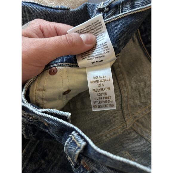 Citizens Of Humanity Ayla Baggy High Rise Wide Leg Jeans Brielle Rolled Hem 26 - Picture 10 of 10